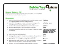 General Subjects 292 General Subjects 292